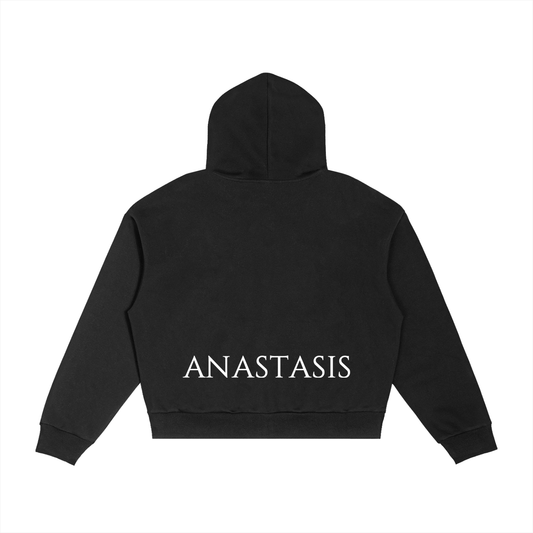 ANASTASIS Plaid Zip Hoodie