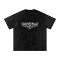 Black Faded ANASTASIS Logo Tee