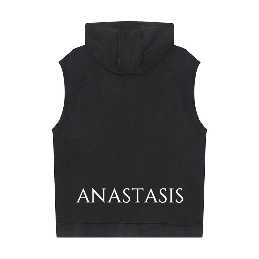 Faded ANASTASIS Sleeveless Hoodie