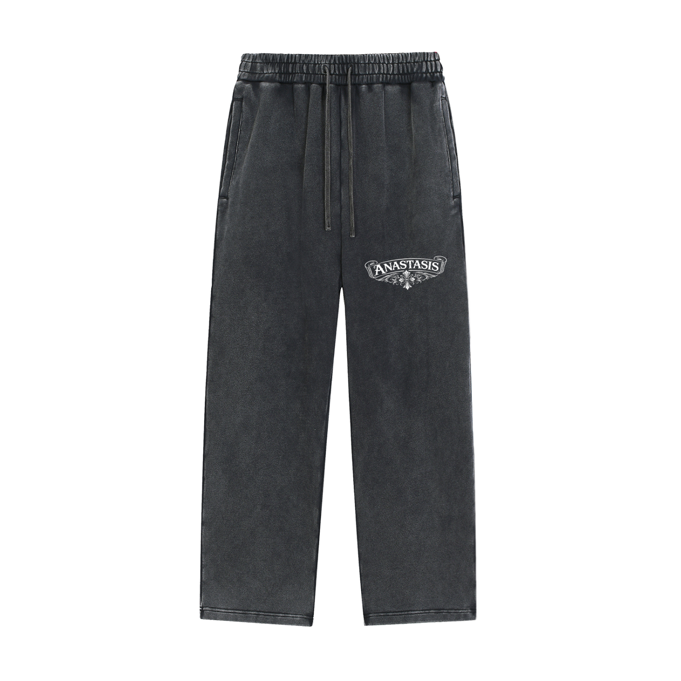 Faded Black Heavyweight ANASTASIS Sweatpants