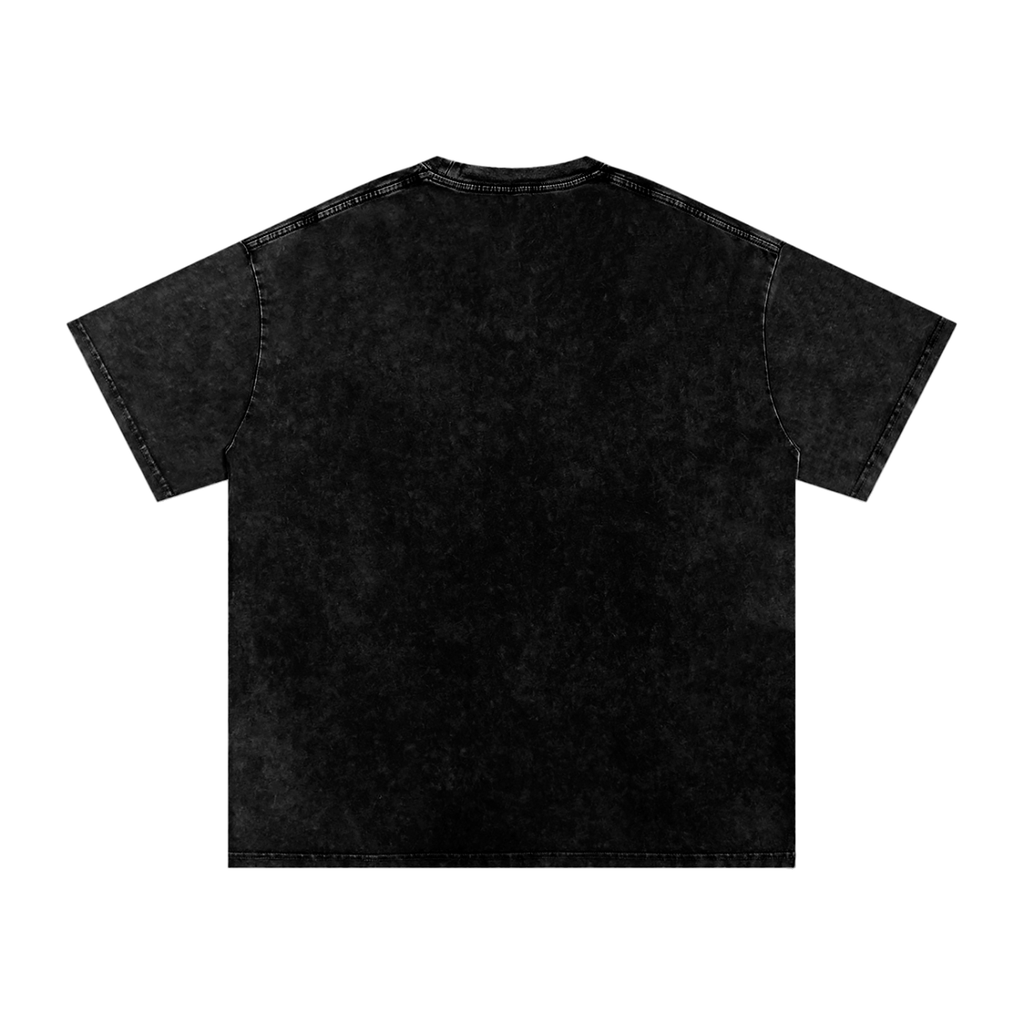 Black Faded ANASTASIS Logo Tee