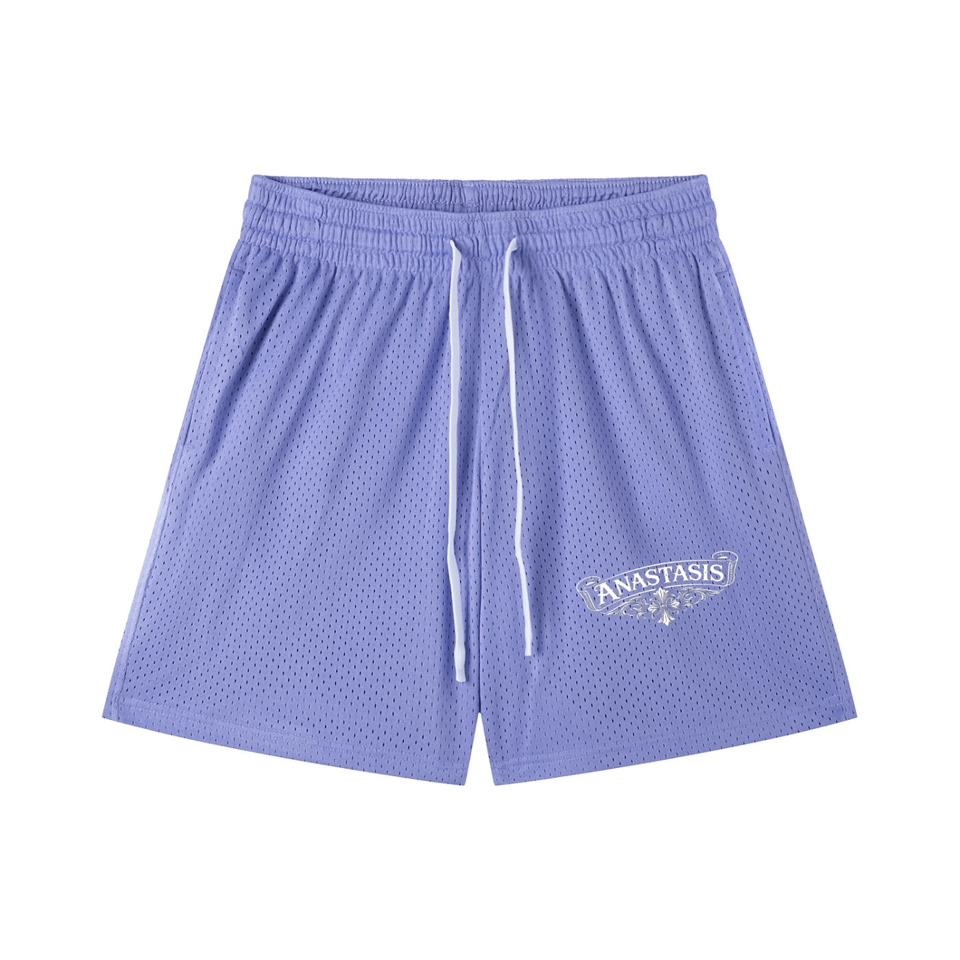 Purple Mesh Shorts