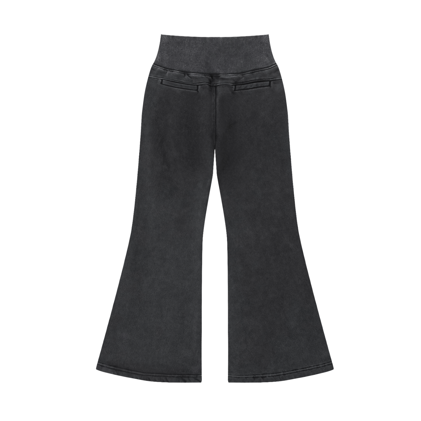 Womens Vintage Washed Flared Fleece ANASTASIS Pants