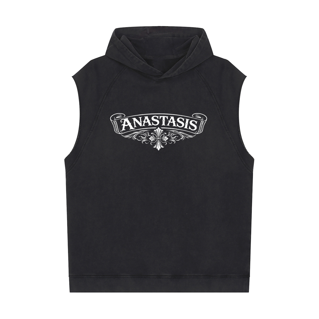 Faded ANASTASIS Sleeveless Hoodie