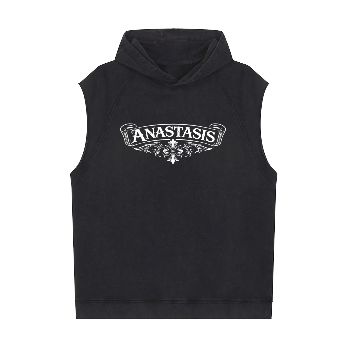 Faded ANASTASIS Sleeveless Hoodie
