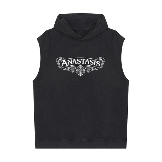 Faded ANASTASIS Sleeveless Hoodie