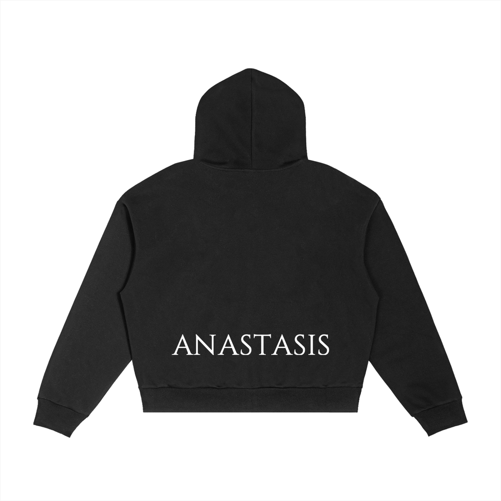 ANASTASIS Plaid Zip Hoodie